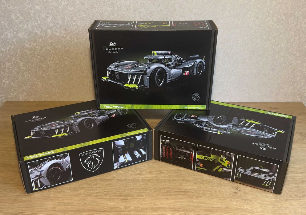‼️В КОРОБЦІ‼️Конструктор Technic PEUGEOT 9X8 24H Hypercar 42156