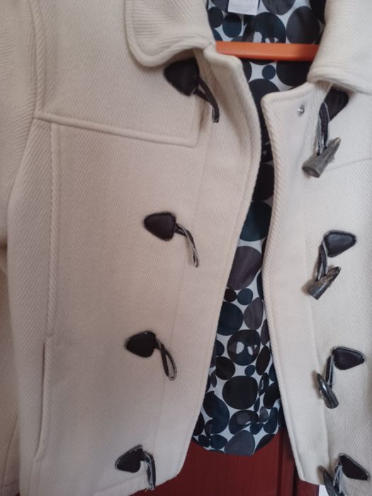 Casaco de fazenda bege