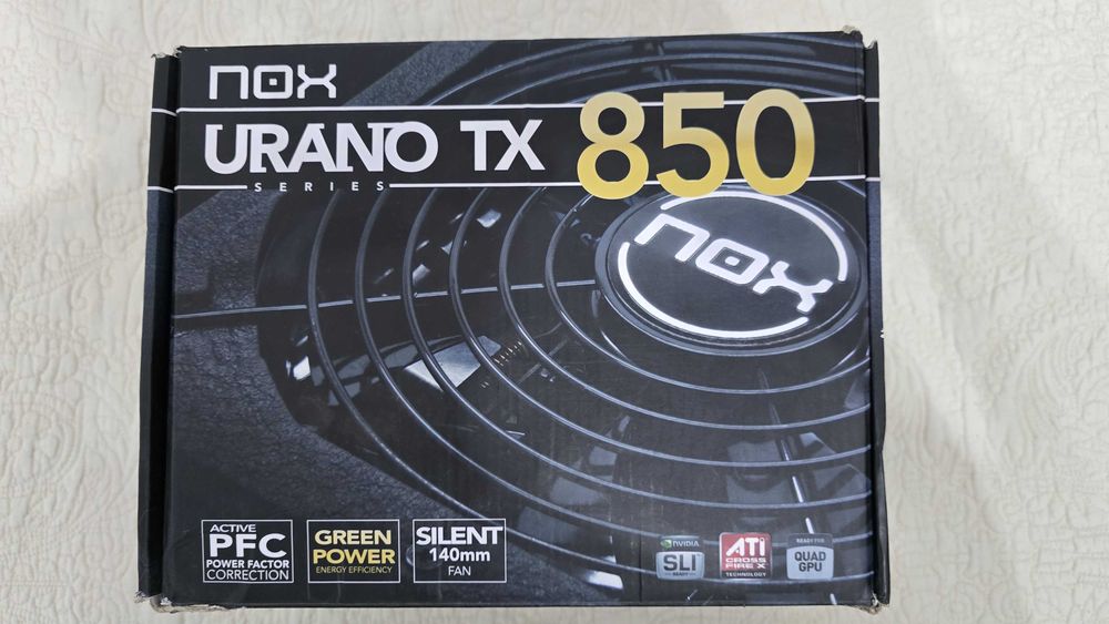 Fonte de alimentação URANO TX 850W para torre de computador