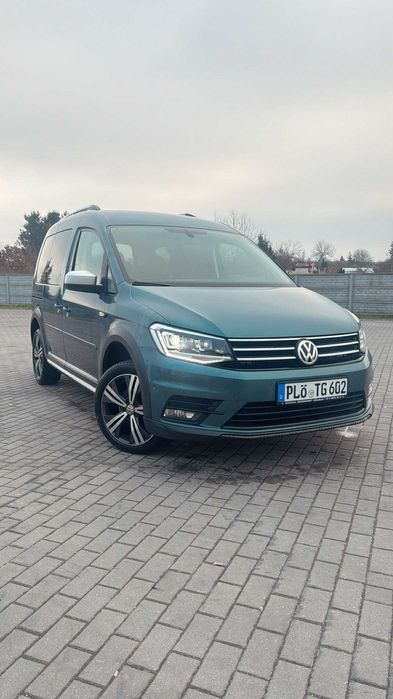 VolkswagenCaddy 2.0TDI 2018r Alltrack Niski przebiegPrzyciąga wzrokiem