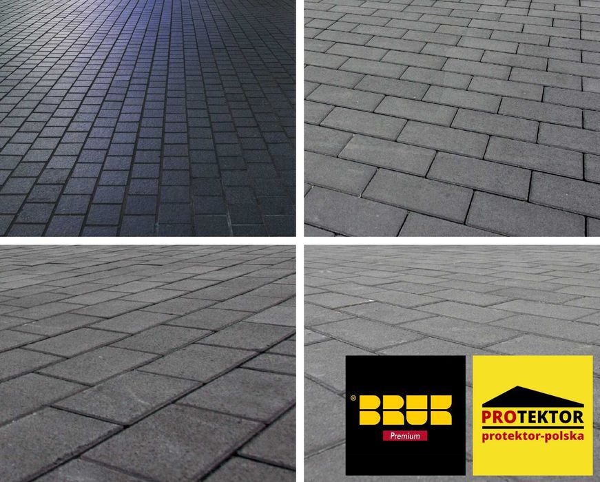 kostka brukowa HOLLAND techniczna chodnik dom prostokąt parking tetris