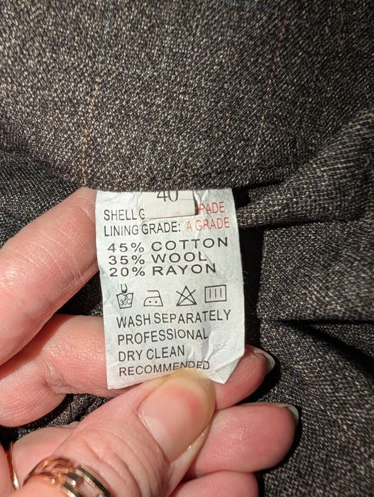 Костюм 38 М шерсть трійка піджак штани брюки спідниця