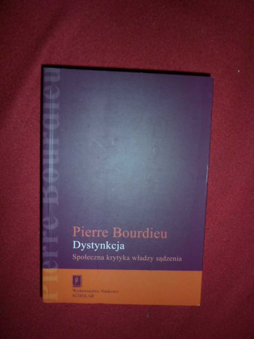 Dystynkcja Społeczna krytyka władzy sądzenia Pierre Bourdieu