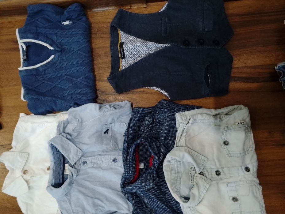 Paka ubrań 80 szt.dla chłopca 92-98 cm