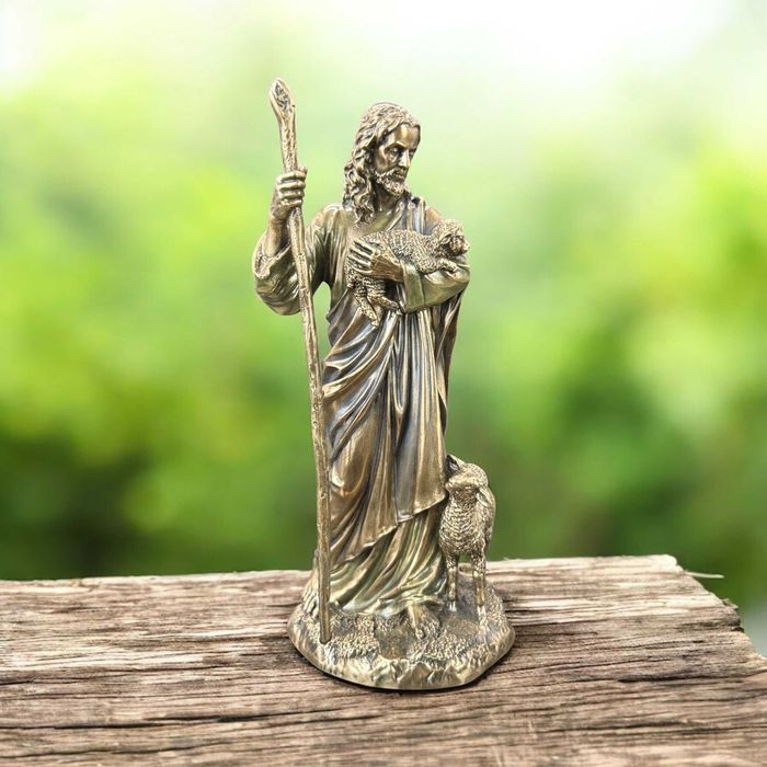 Figurka rzeźba, Jezus z barankiem - Jezus moim pasterzem - Veronese WU78276A4