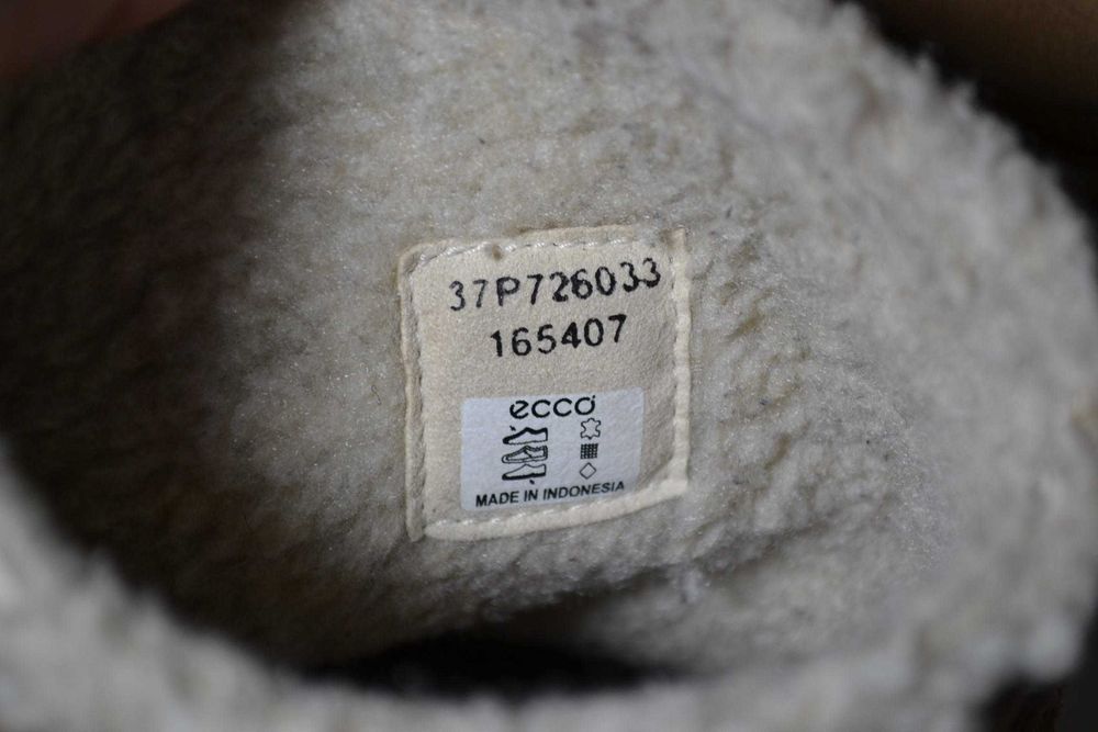 ecco 37р зимние сапожки hydromax зимние