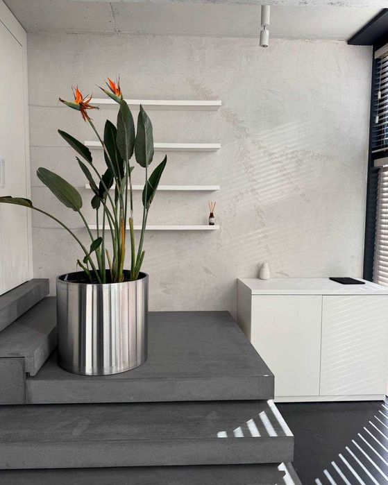 Кашпо з нержавійки нержавіюча сталь меблі з нержавіючої сталі