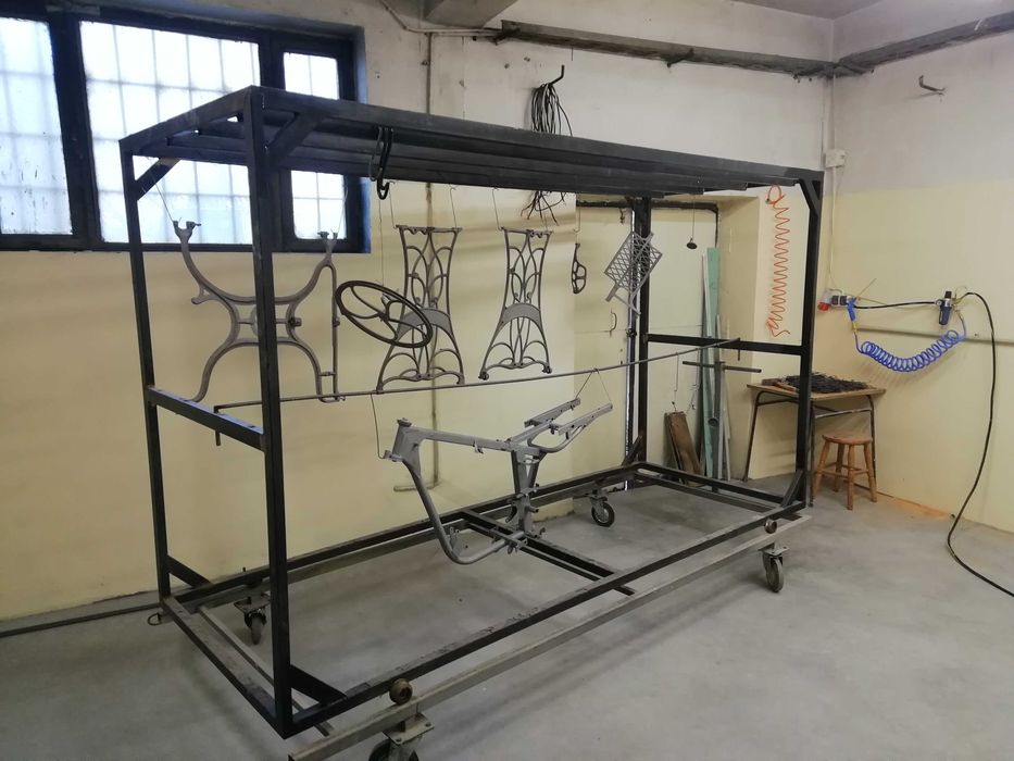 Lakiernia proszkowa malowanie proszkowe piaskowanie felgi zaciski