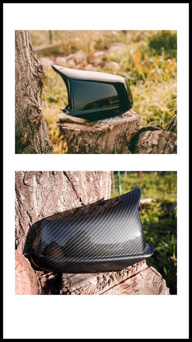 Capas de Espelhos em Look Carbono ou Preto (BMW F10, F11, M5)|NOVAS