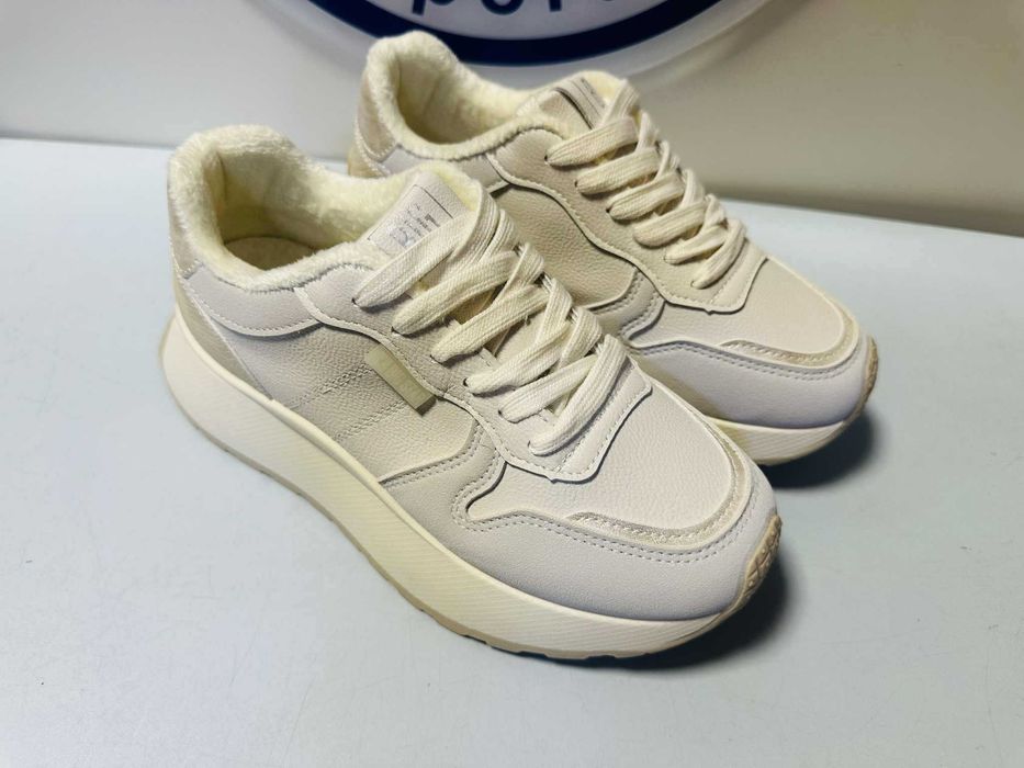 Big Star ocieplane sneakersy beżowe SS274008    37 - 41