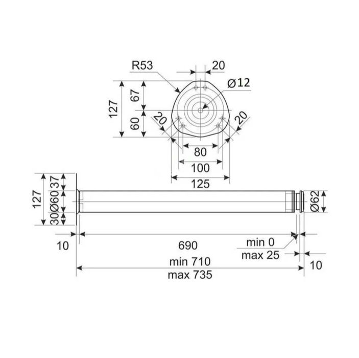 Стіл кухоний , обідній  16 мм дсп , різні кольори , в наявності.
