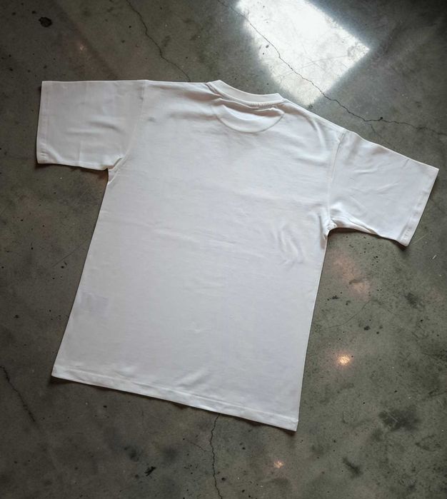 Moschino Biała Bawełna 100% Tshirt Koszulka S M L XXL Męska