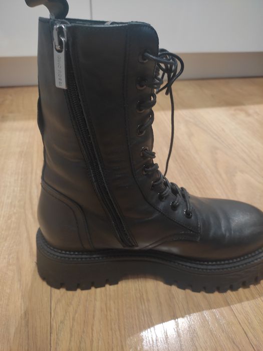 Oficerki skórzane marki Gino Rossi, damskie