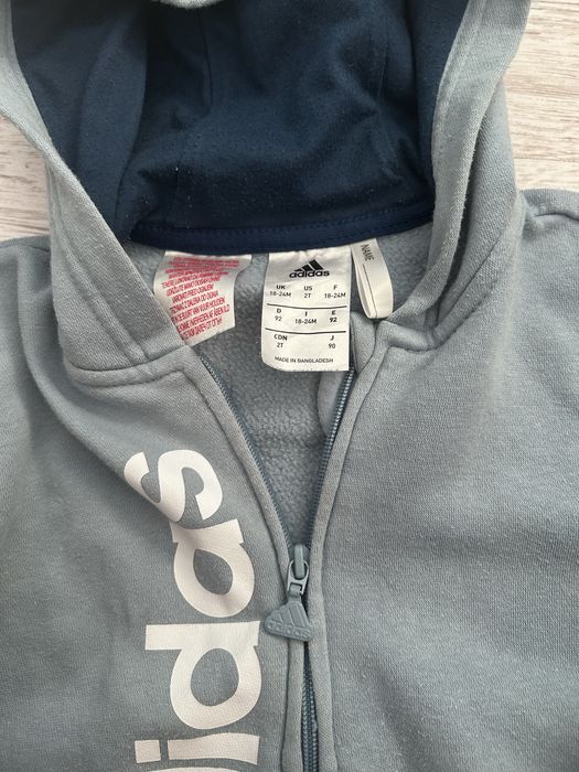 Bluza rozpinana dla chłopca adidas 92