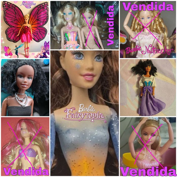 Bonecas Barbie Fairytopia Glow Jewelia