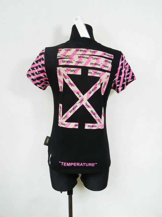 Damski t-shirt OFF WHITE cyrkonie rozm. L