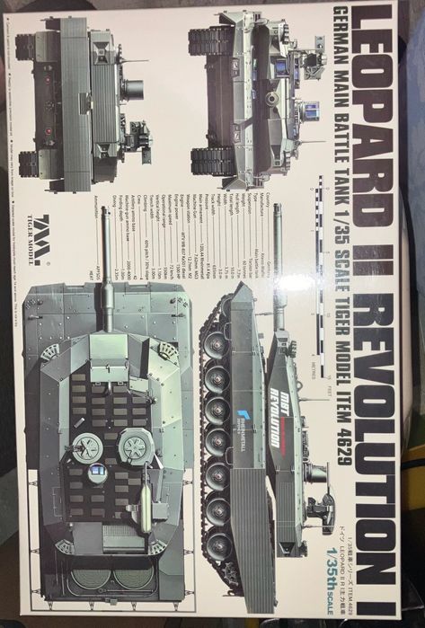 Meng, Tiger Model, DasWerk, 1/35, склеєні, нефарбовані
