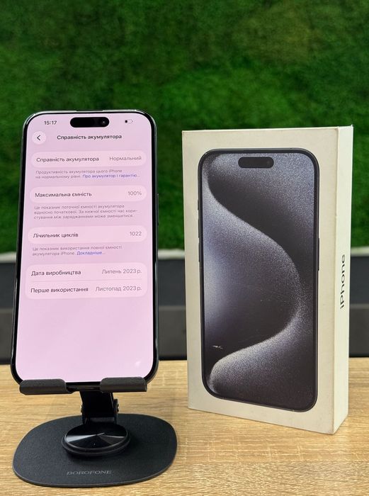 iPhone 15 Pro 256gb Blue eSim | Ідеальний стан | АКБ 100% | Гарантія