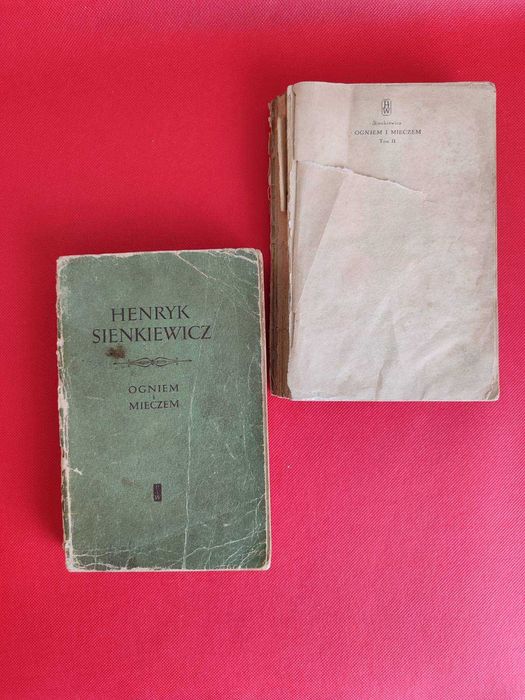 Ogniem i mieczem t. 1-2, H. Sienkiewicz, wyd. z 1956 r.