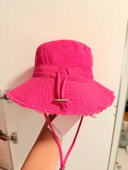 Jacquemus Kapelusz rybaka Czerwony