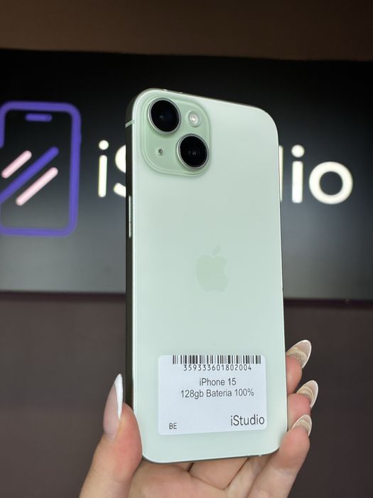 iPhone 15 128GB Miętowy- Stan bardzo dobry – Raty 0% – Wysyłka / Odbiór Warszawa GWARANCJA 12 MIESIĘCY!!!