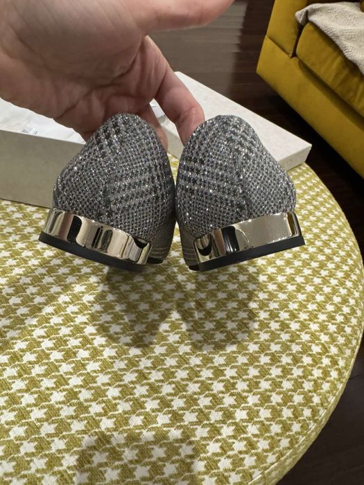Лофери - срібні Jimmy Choo Оригінал