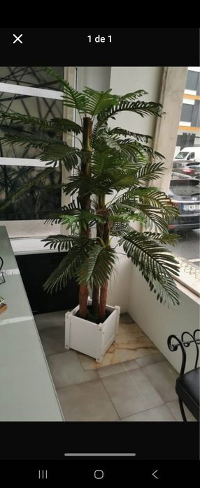Palmeiras de excelencia artificiais 190 cm para decorações