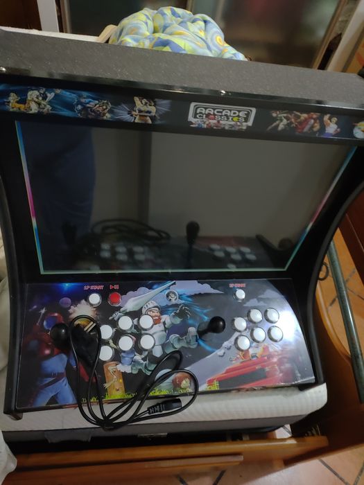 Máquina de jogos novos foi só testada