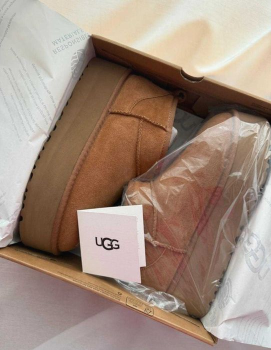 Buty UGG brązowe damskie nowe sneakers ugg na zime 36-41