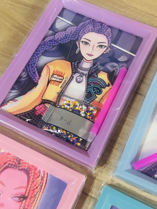 Zestaw diamond painting Kpop Demon Hunters wyklejanka diamentowa