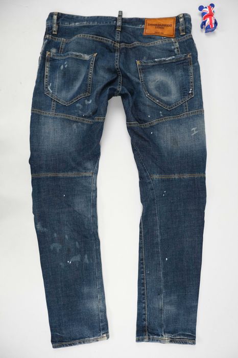 Dsquared2 tidy biker jean męskie jeansy  r 48