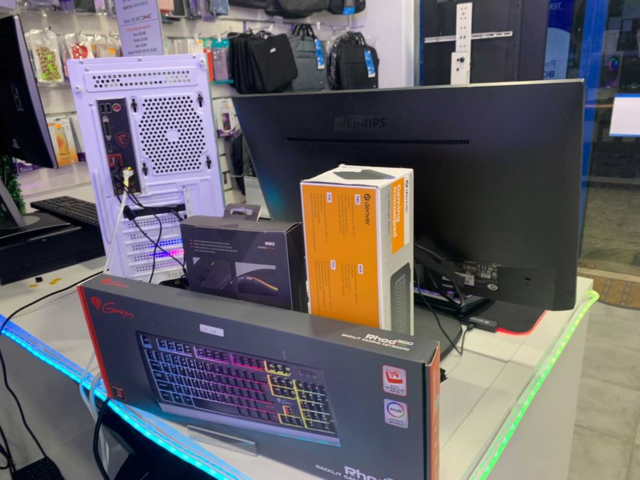 PC Gaming + Periféricos + Monitor + Garantia - Promoção - Loja física