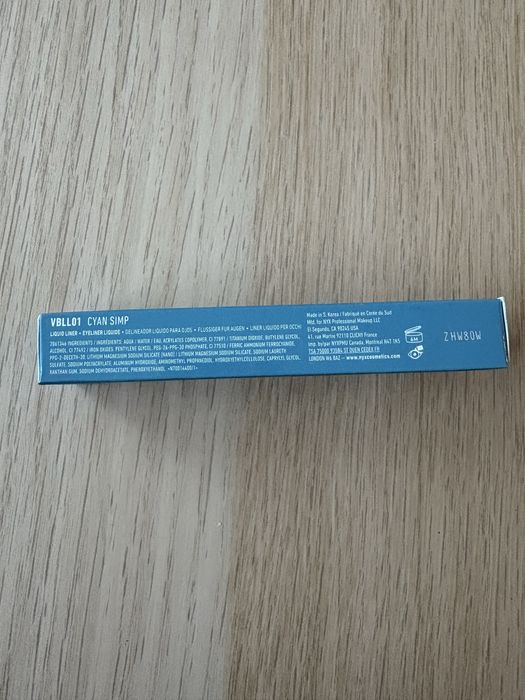Eyeliner liquide mat nyx cyan simp
