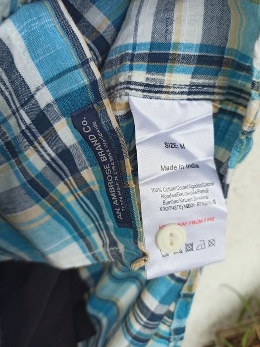 Сорочка котон бавовна  an ambrose brand чоловіча