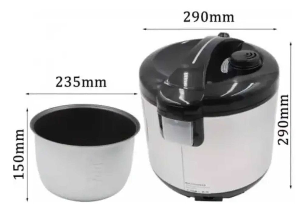 Мультиварка Zepline ZP-060 12 программ 6л 1800Вт Пароварка Гарантія!