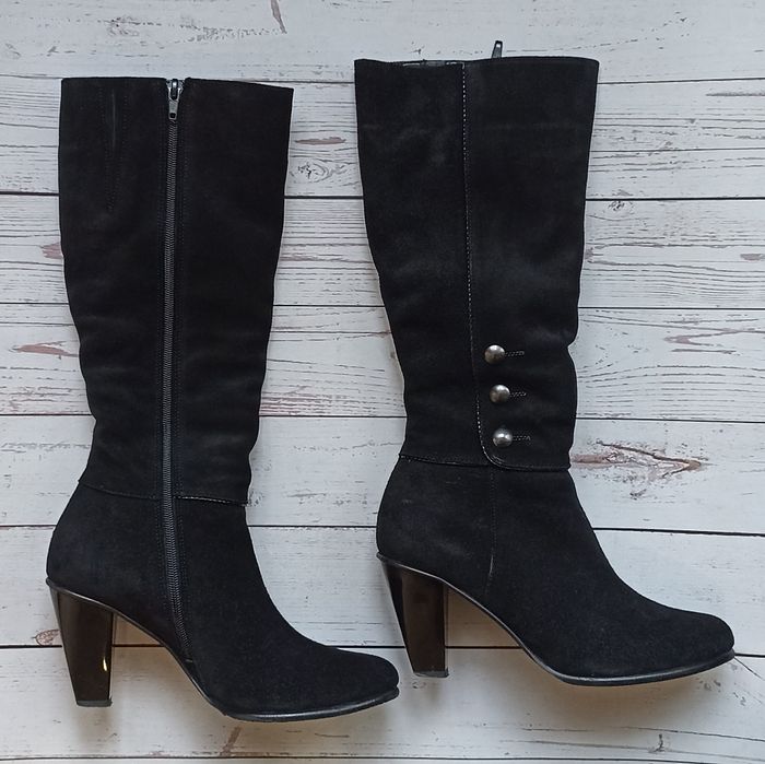 Замшеві зимові чоботи, 36 - 37