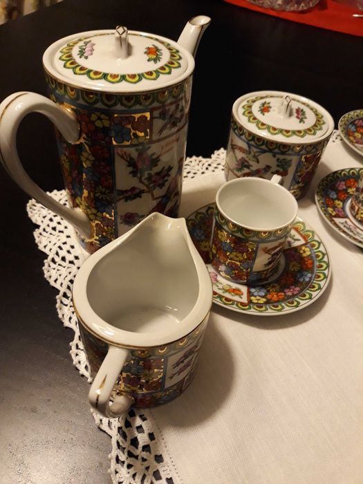 Serviço de café antigo feito na China
