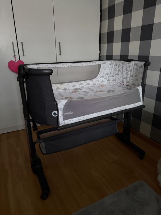 Łóżeczko niemowlęce dostawne, łóżko dostawka lionelo timon