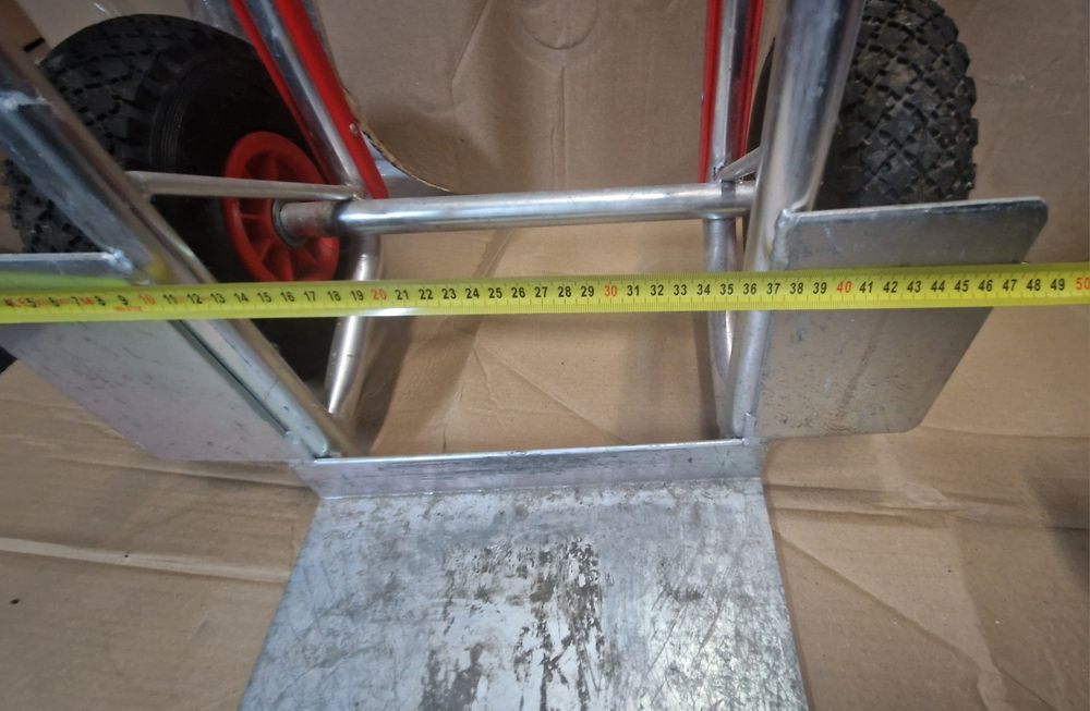 Wózek dwukołowy aluminiowy taczka