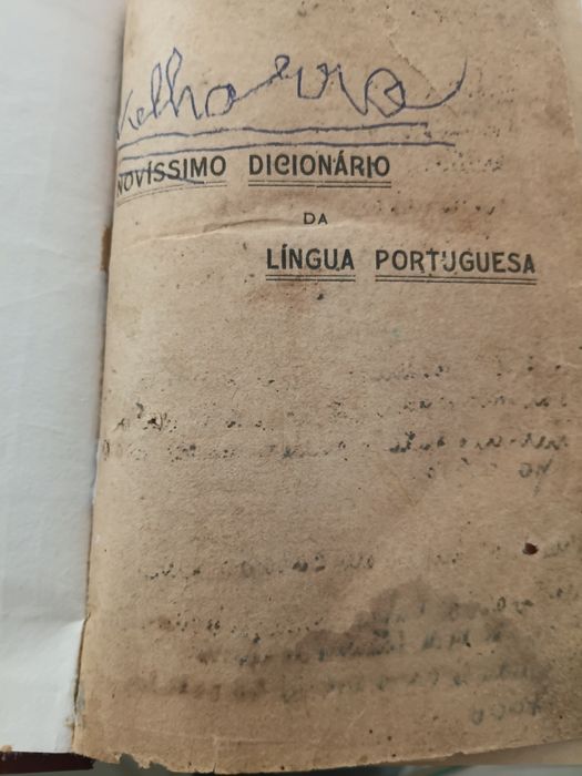 Novissimo Dicionário da Lingua Portuguesa, do Prof B .A. Ligorne