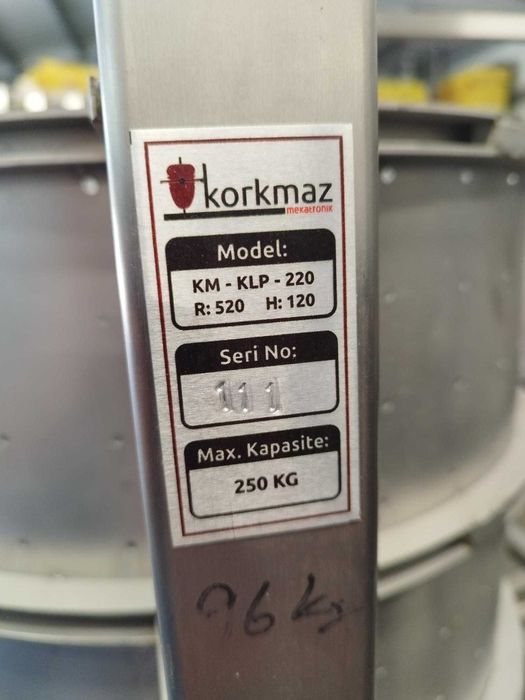 Forma do produckji kebaba 250 kg - Korkmaz