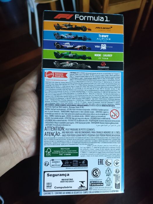 Hotwheels Formula 1 pack 5 carros