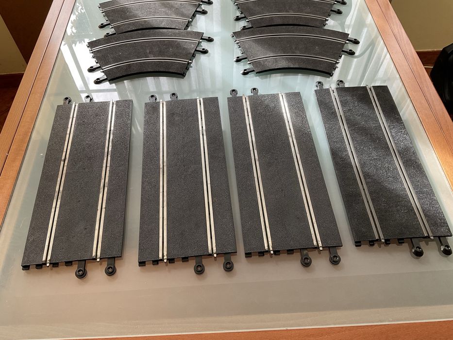 Scalextric Scx retas e curvas lote