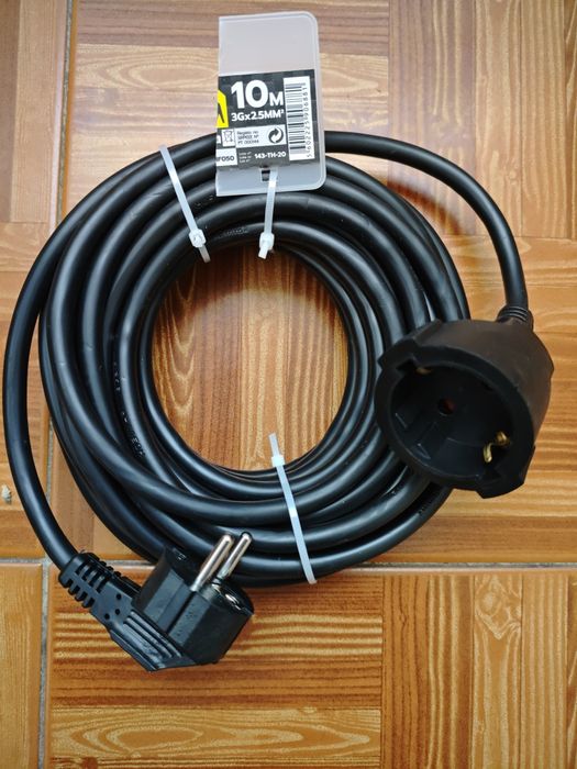 Extensão Elétrica, 10 metros, 3Gx2.5mm² -