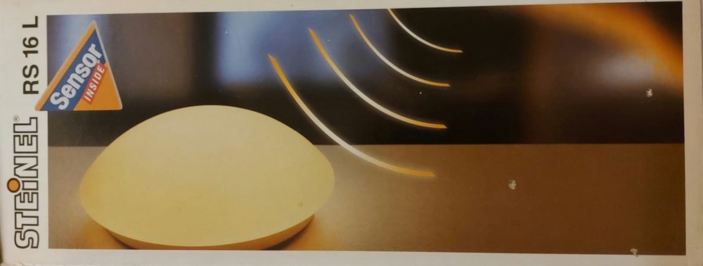 Plafon para lampada E27 com sensor