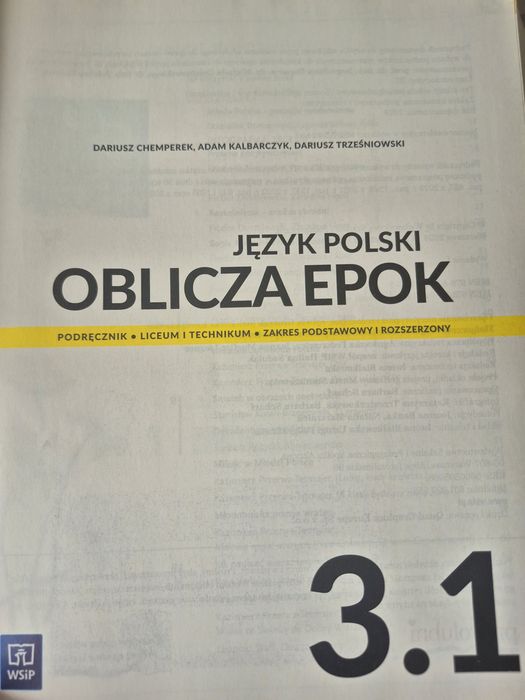 Olicza epok 3.1 WSiP