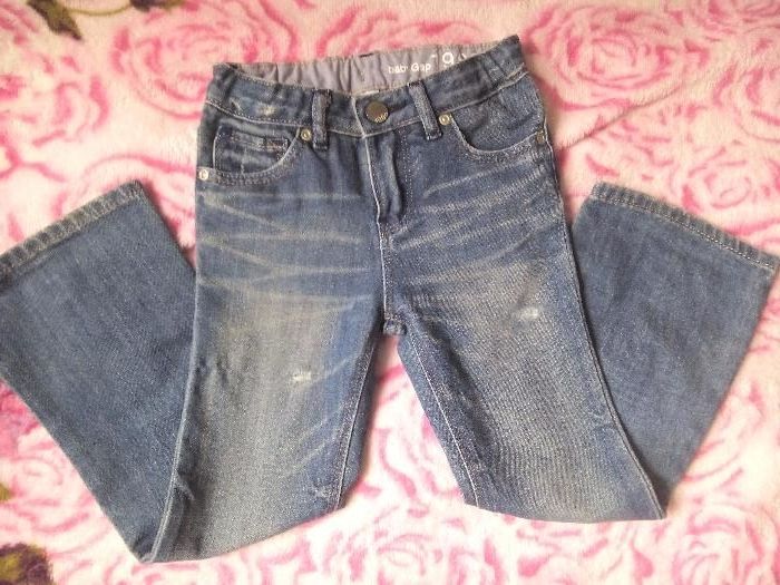 Baby Gap модные с потертостями детские джинсы 2-4г