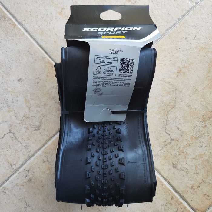 Pneu Pirelli Scorpion Sport XC H 29x2.2"- terrenos duros dobrável
