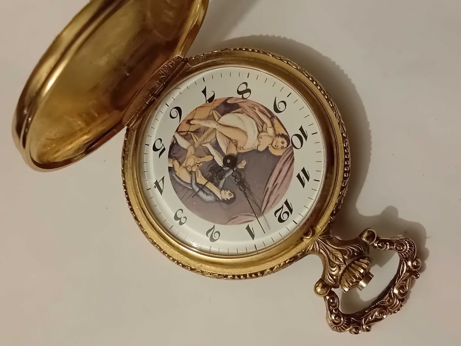 Relógio de bolso ERÓTICO (caçador/sabonete)