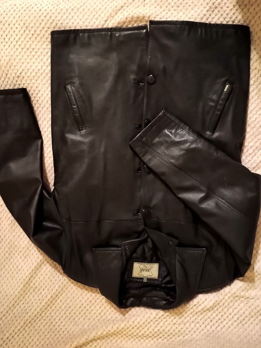 Kurtka płaszcz męski skóra naturalna XXL